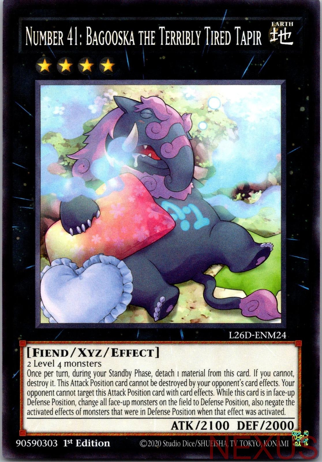 Number 41: Bagooska the Terribly Tired Tapir L26D-ENM24 1st Edition NM