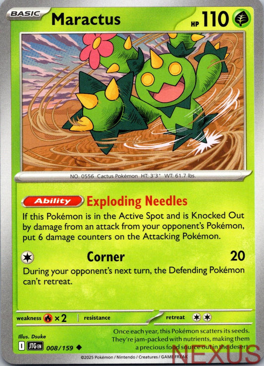 Maractus 008/159 Uncommon Near Mint
