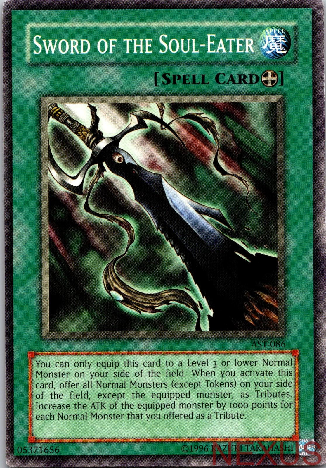 Sword of the Soul-Eater AST-086 Common Unlimited Near Mint