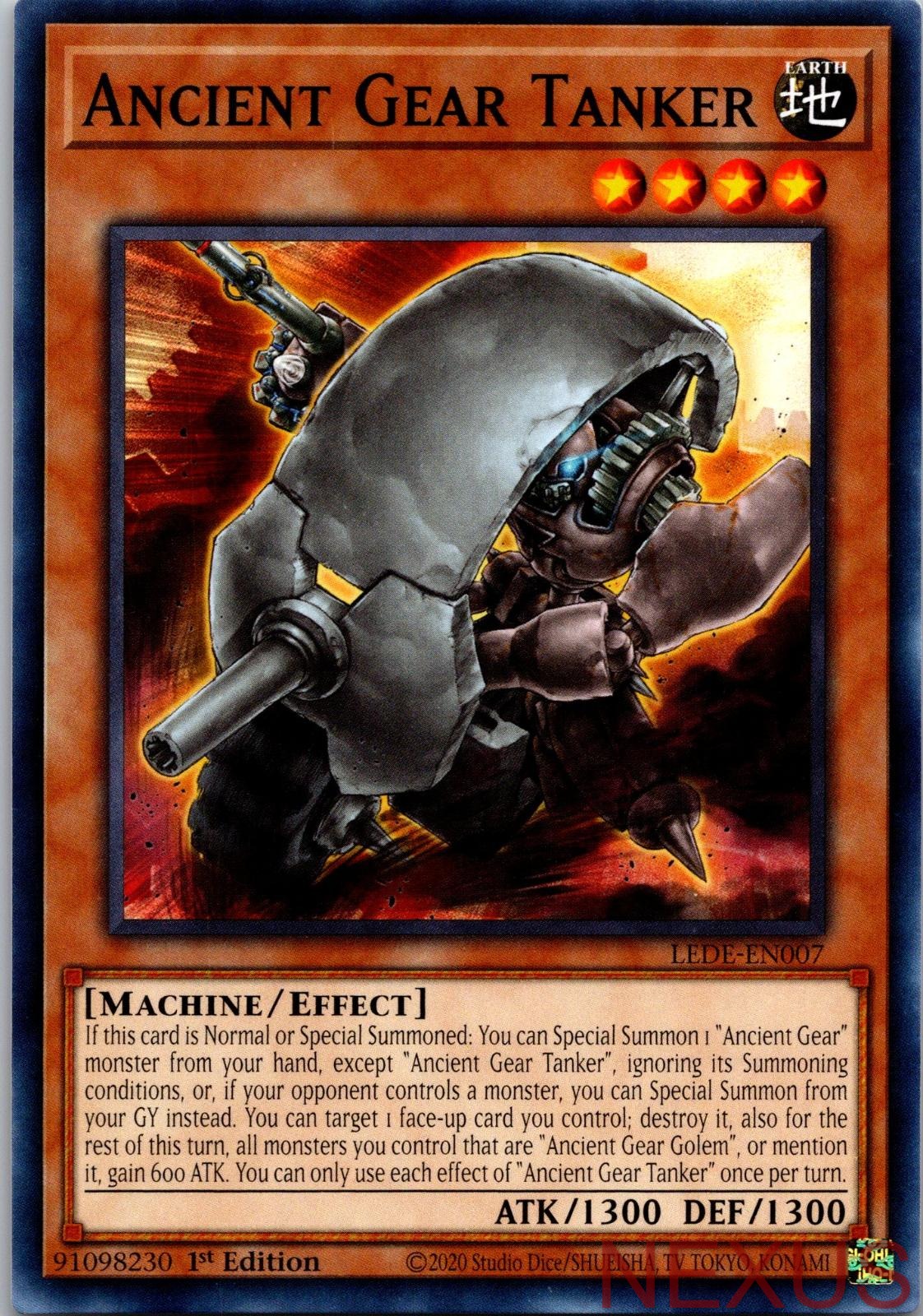 Ancient Gear Tanker LEDE-EN007 Common Legacy of Destruction 1st Edition NM
