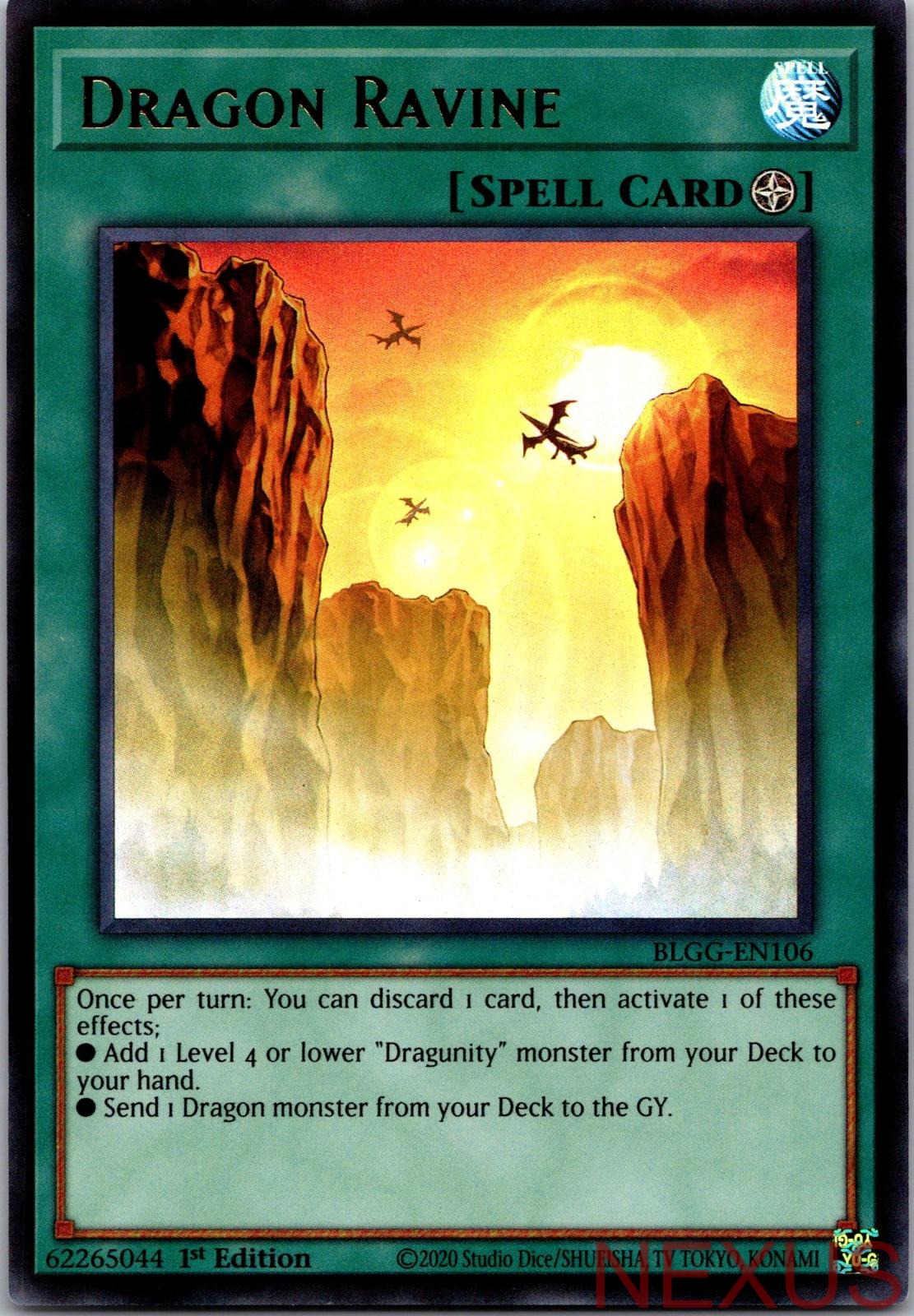 Dragon Ravine BLGG-EN106 Ultra Rare 1st Edition Near Mint