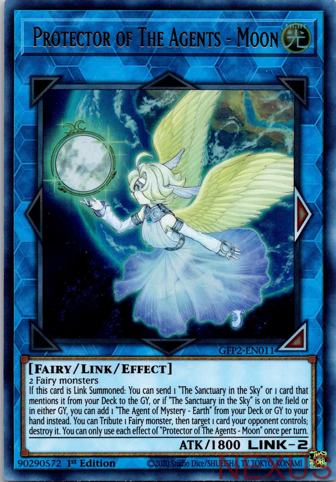 Protector of The Agents - Moon GFP2-EN011 Ultra Rare 1st Edition Near Mint
