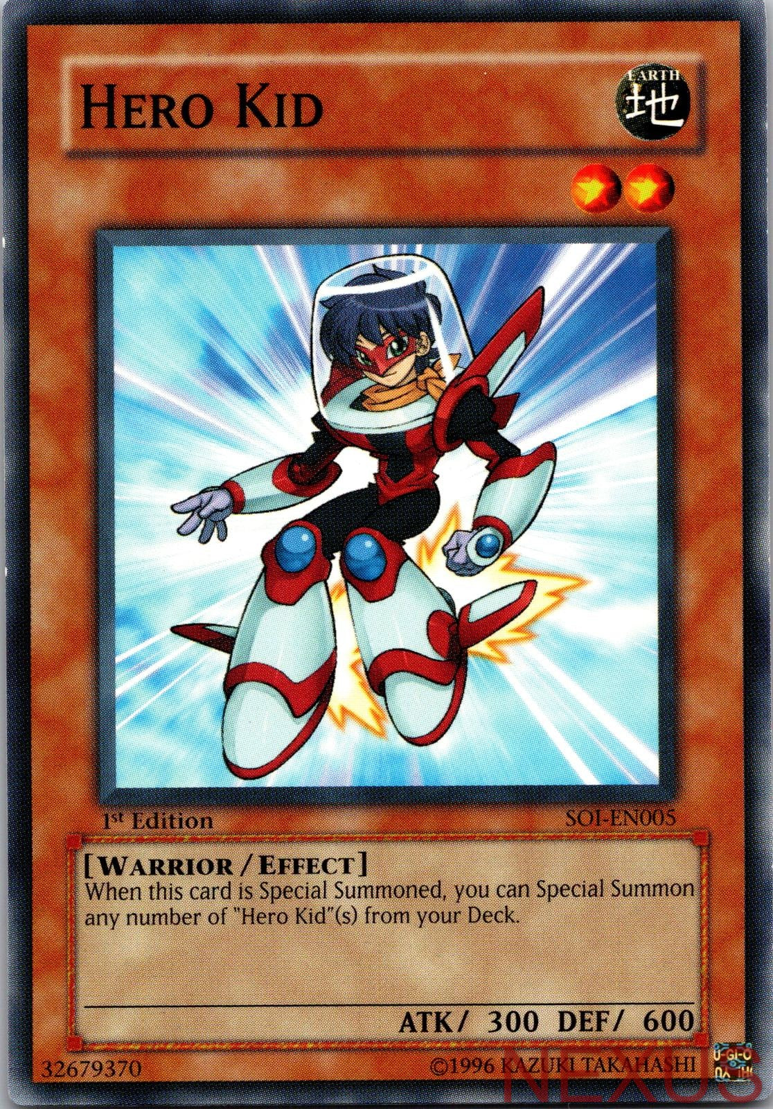 Hero Kid SOI-EN005 Common 1st Edition Lightly Played