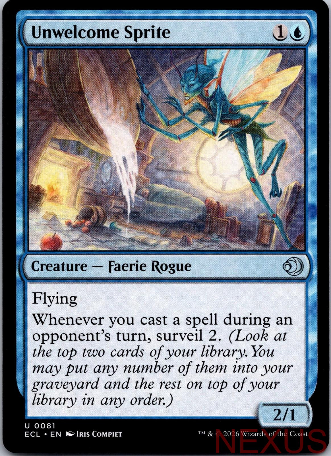Unwelcome Sprite 81 Uncommon Near Mint