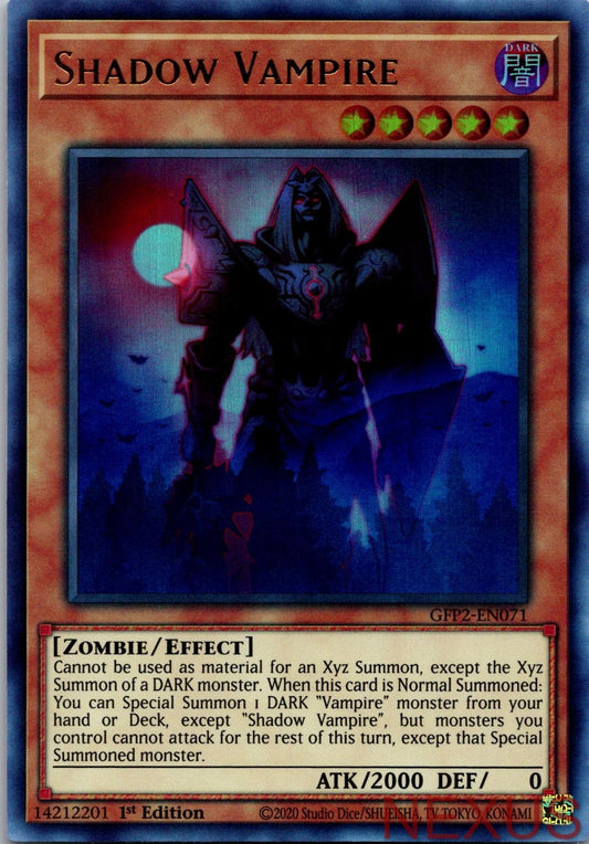 Shadow Vampire GFP2-EN071 Ultra Rare 1st Edition Near Mint