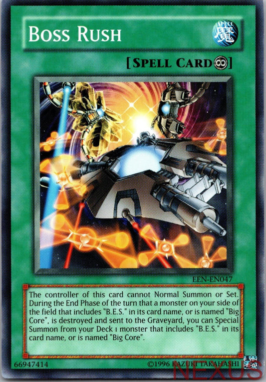 Boss Rush EEN-EN047 Common Elemental Energy Unlimited Near Mint