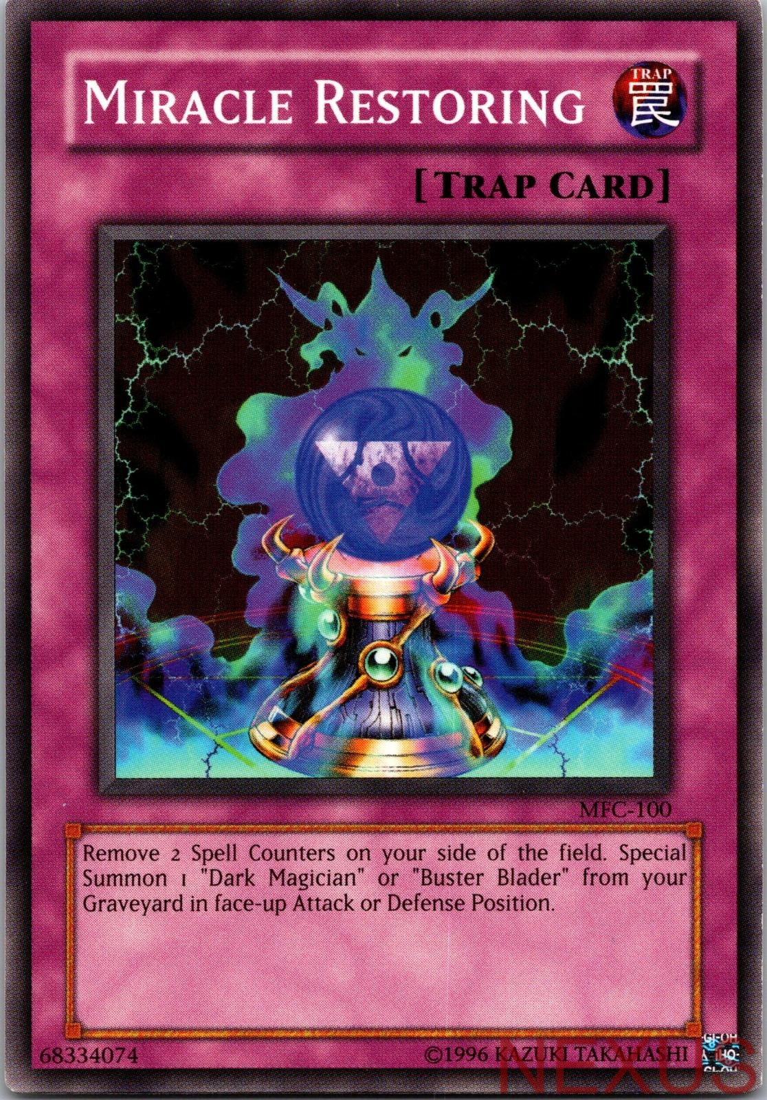 Miracle Restoring MFC-100 Common Magician's Force Yu-Gi-Oh Unlimited Near Mint