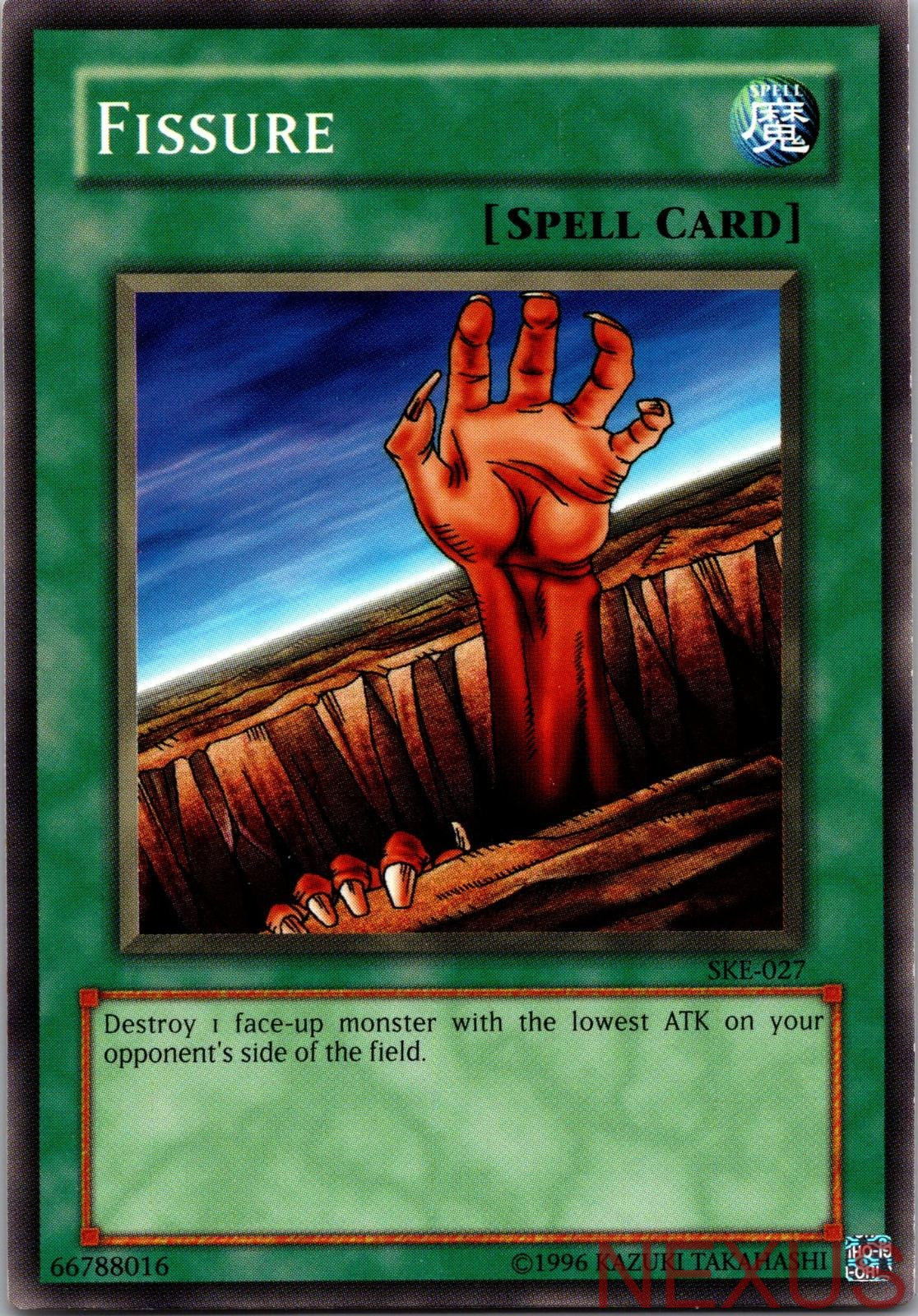Fissure SKE-027 Common Starter Deck: Kaiba Evolution Unlimited Near Mint