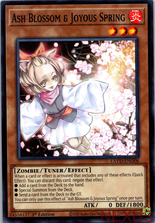 Ash Blossom & Joyous Spring (LAVD-ENO08) LAVD-ENO08 1st Edition NM