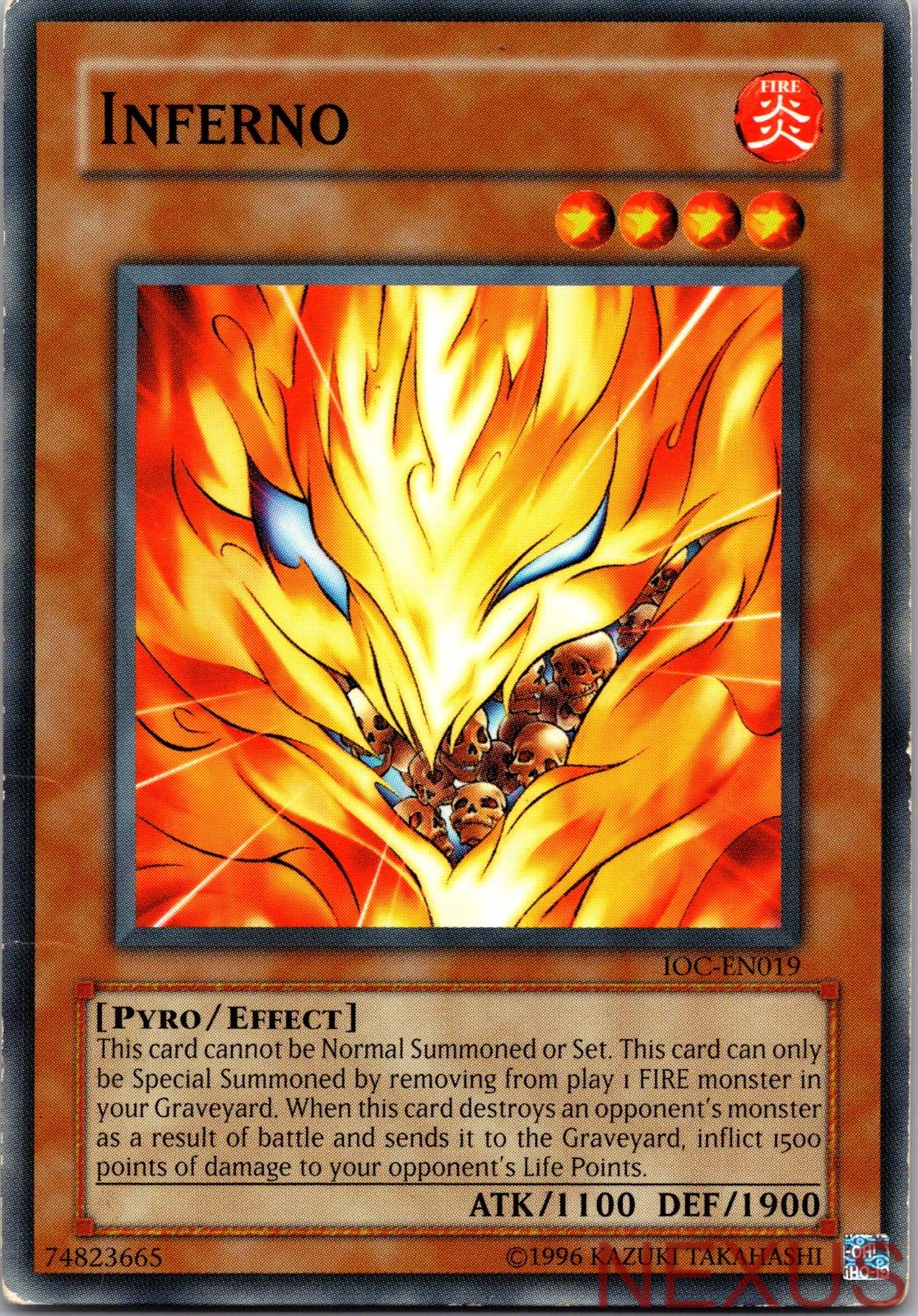Inferno IOC-EN019 Common Unlimited Lightly Played