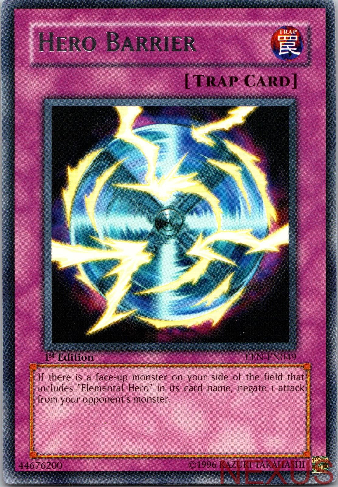 Hero Barrier EEN-EN049 Rare 1st Edition Lightly Played