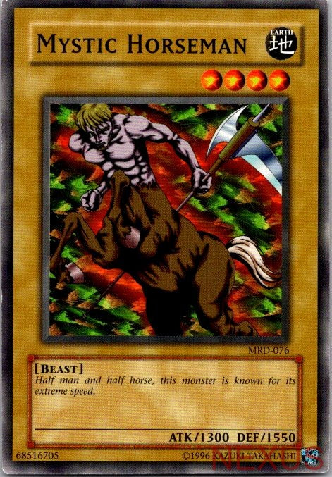 Mystic Horseman MRD-076 Common Metal Raiders Yu-Gi-Oh Unlimited Near Mint