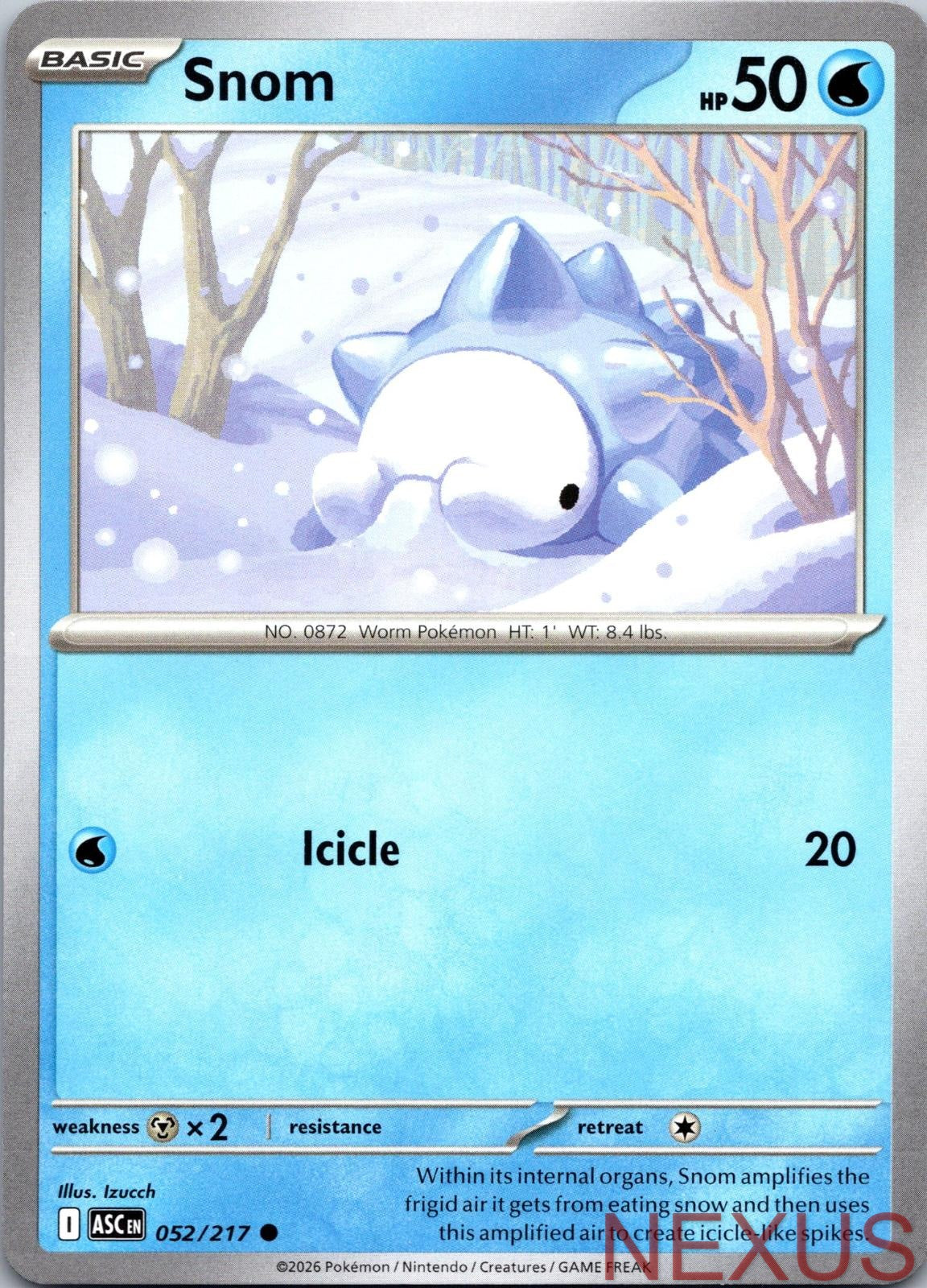 Snom 052/217 Common Near Mint