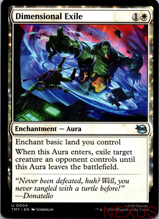 Dimensional Exile 0004 Teenage Mutant Ninja Turtles Magic: The Gathering NM