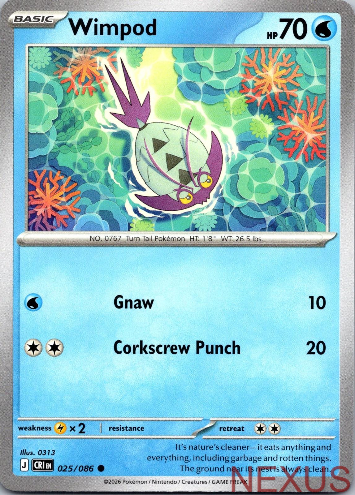 Wimpod 025/086 Common Near Mint