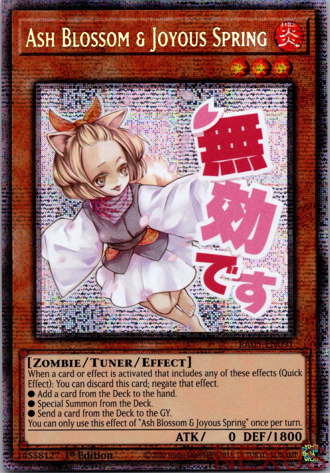 Ash Blossom & Joyous Spring (Starlight Rare) RA05-EN091 1st Edition NM