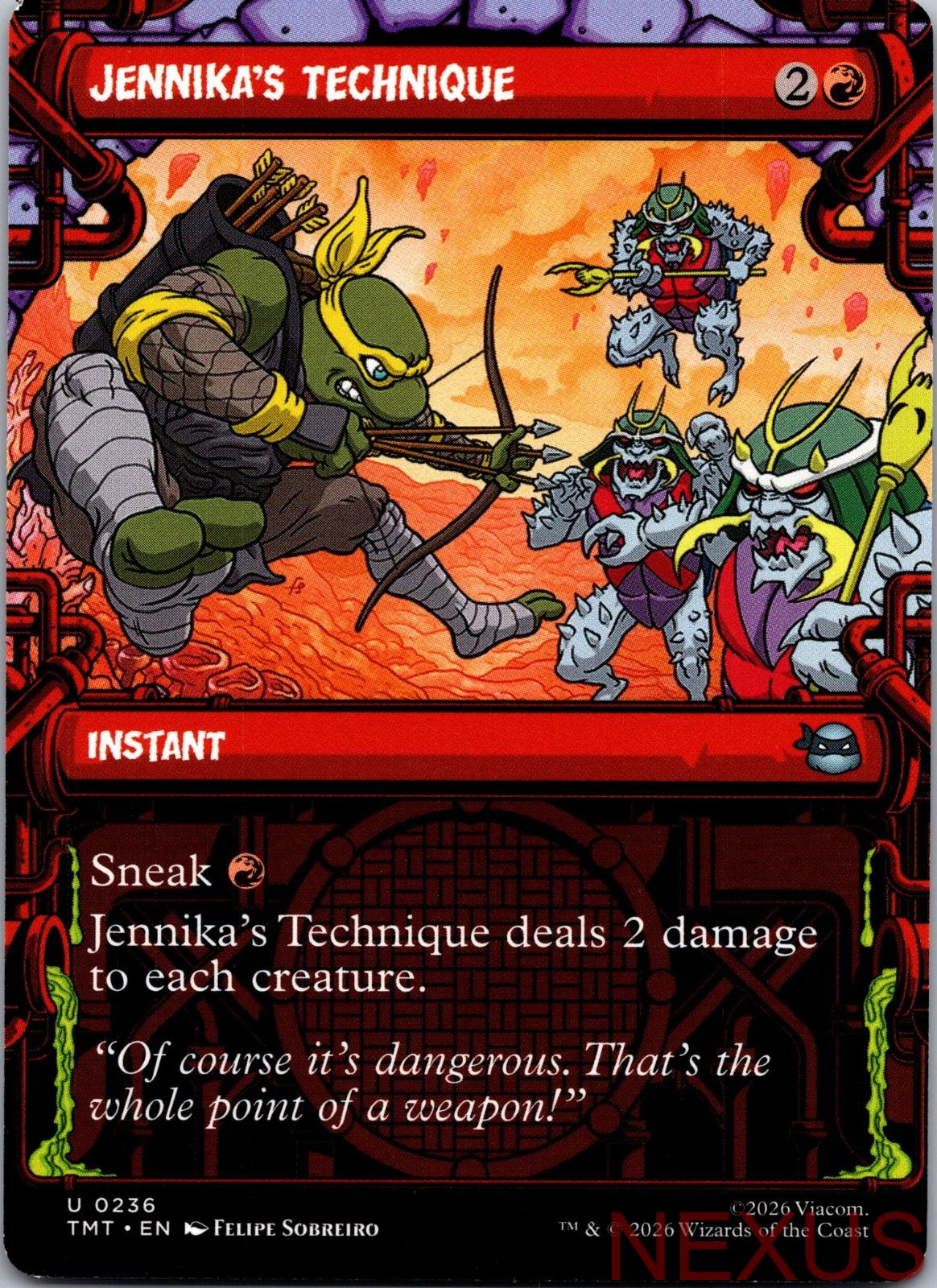 Jennika's Technique (Showcase) 0236 Uncommon Teenage Mutant Ninja Turtles NM