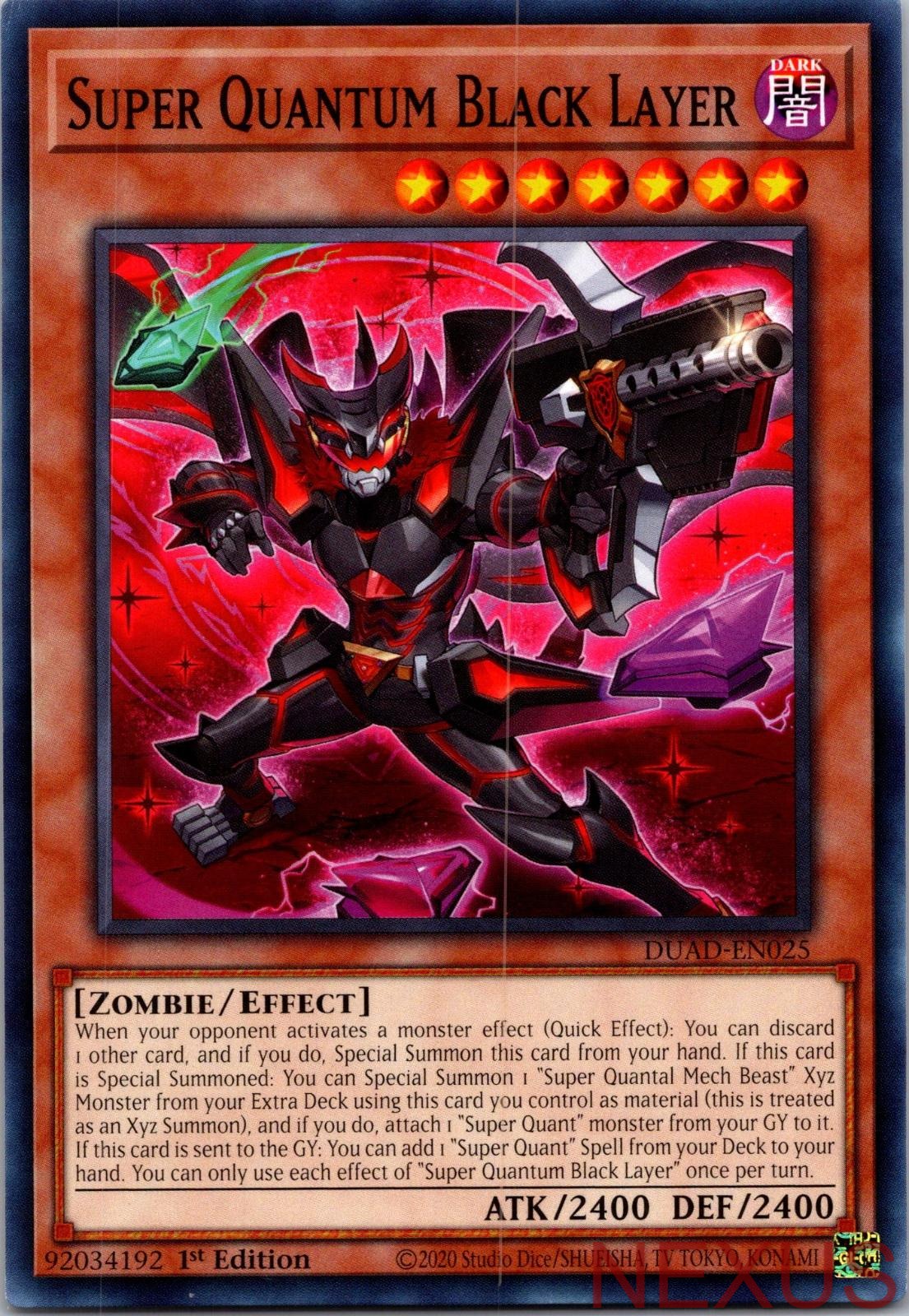 Super Quantum Black Layer DUAD-EN025 Common 1st Edition Near Mint