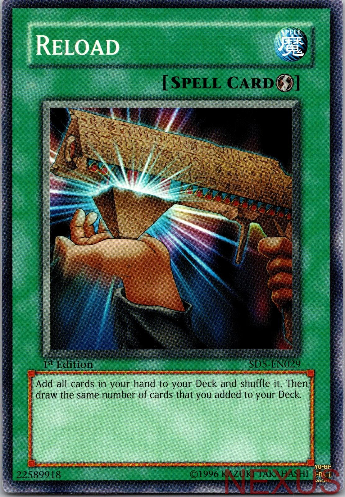 Reload SD5-EN029 Common 1st Edition Lightly Played