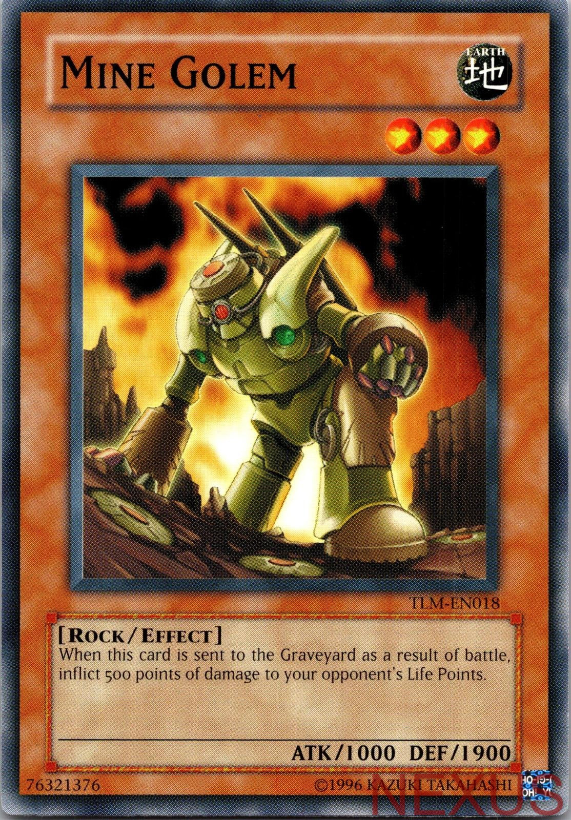 Mine Golem TLM-EN018 Common Unlimited Lightly Played