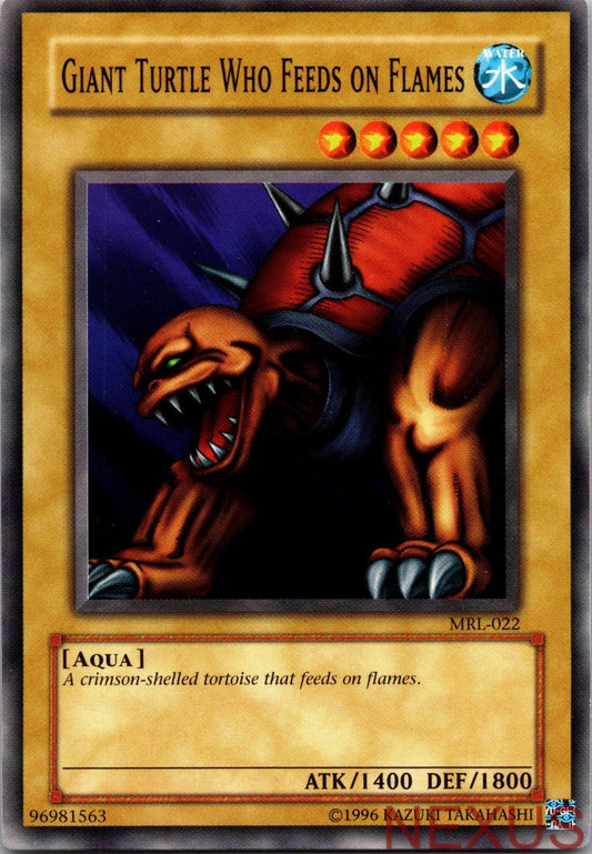 Giant Turtle Who Feeds on Flames MRL-022 Common Magic Ruler Unlimited Near Mint