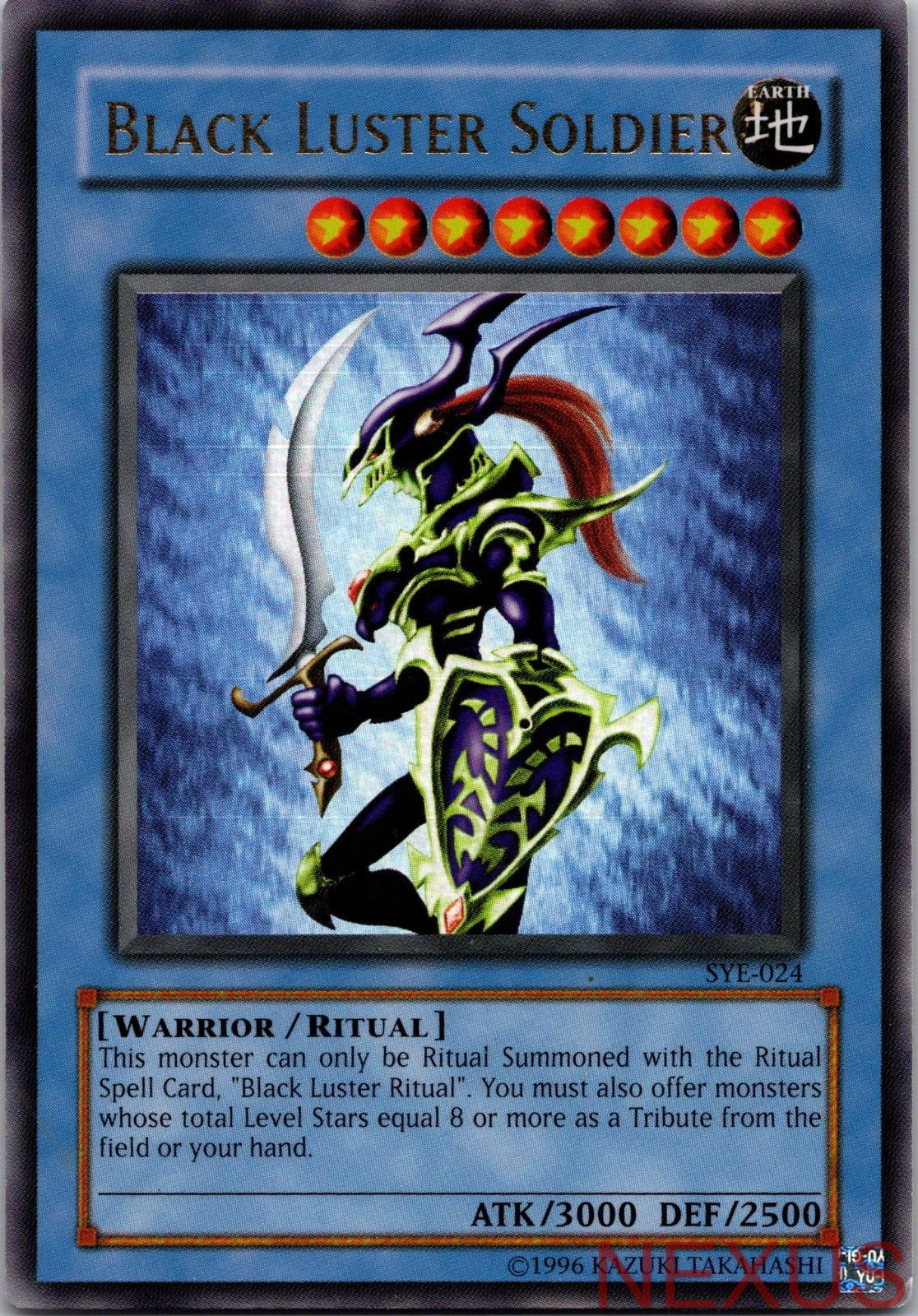 Black Luster Soldier SYE-024 Starter Deck: Yugi Evolution Yu-Gi-Oh Unlimited NM
