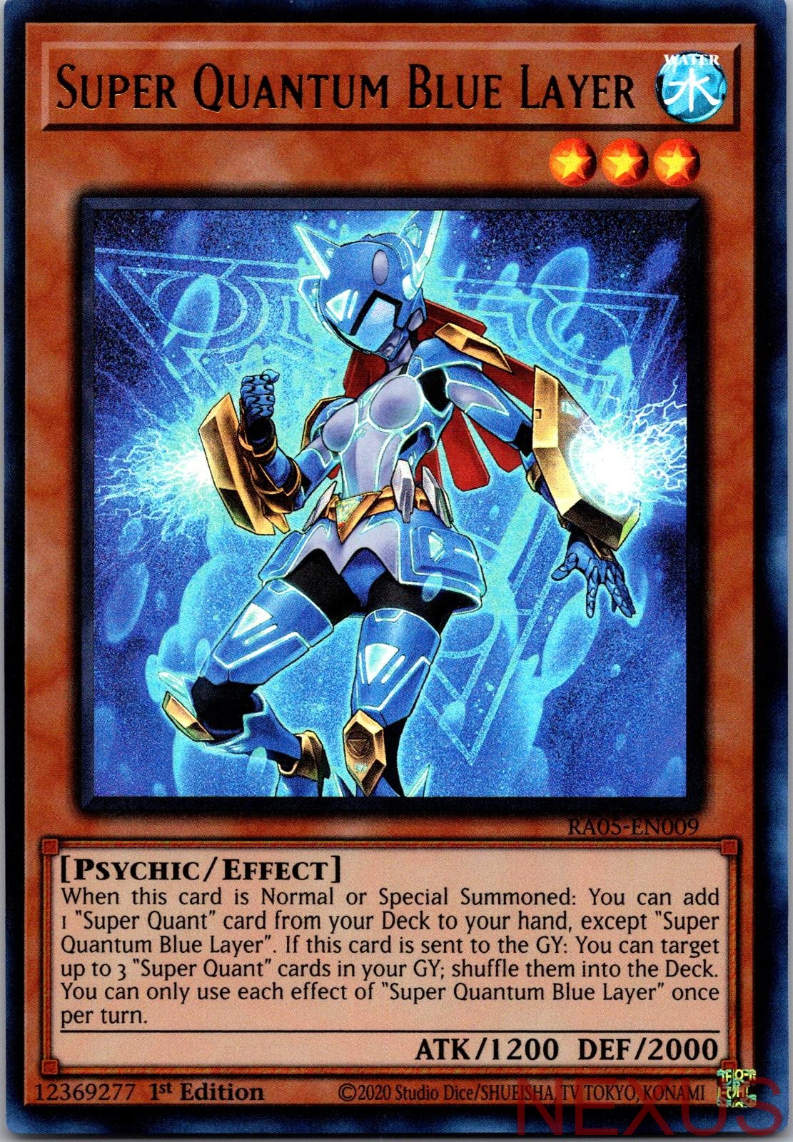 Super Quantum Blue Layer (Ultra Rare) RA05-EN009 Ultra Rare 1st Edition NM