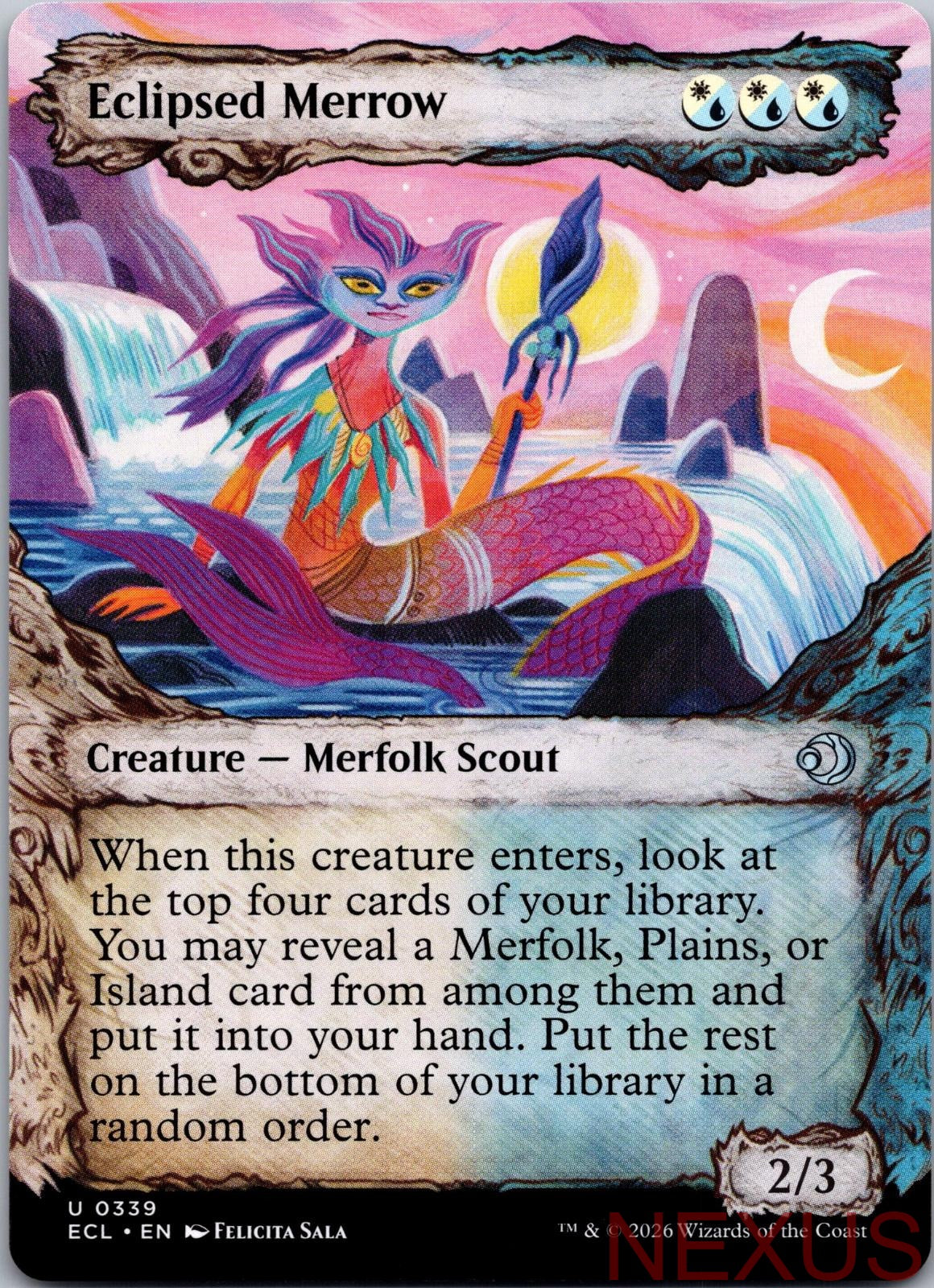 Eclipsed Merrow (Showcase) 339 Uncommon Near Mint
