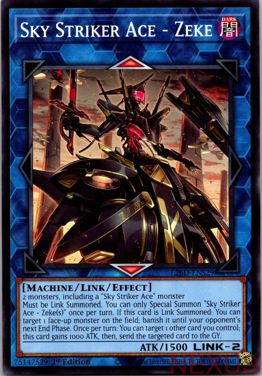 Sky Striker Ace - Zeke L26D-ENS29 Legendary Modern Decks 2026 1st Edition NM