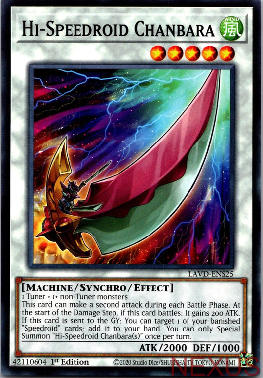 Hi-Speedroid Chanbara LAVD-ENS25 Legendary Arc-V Decks 1st Edition NM