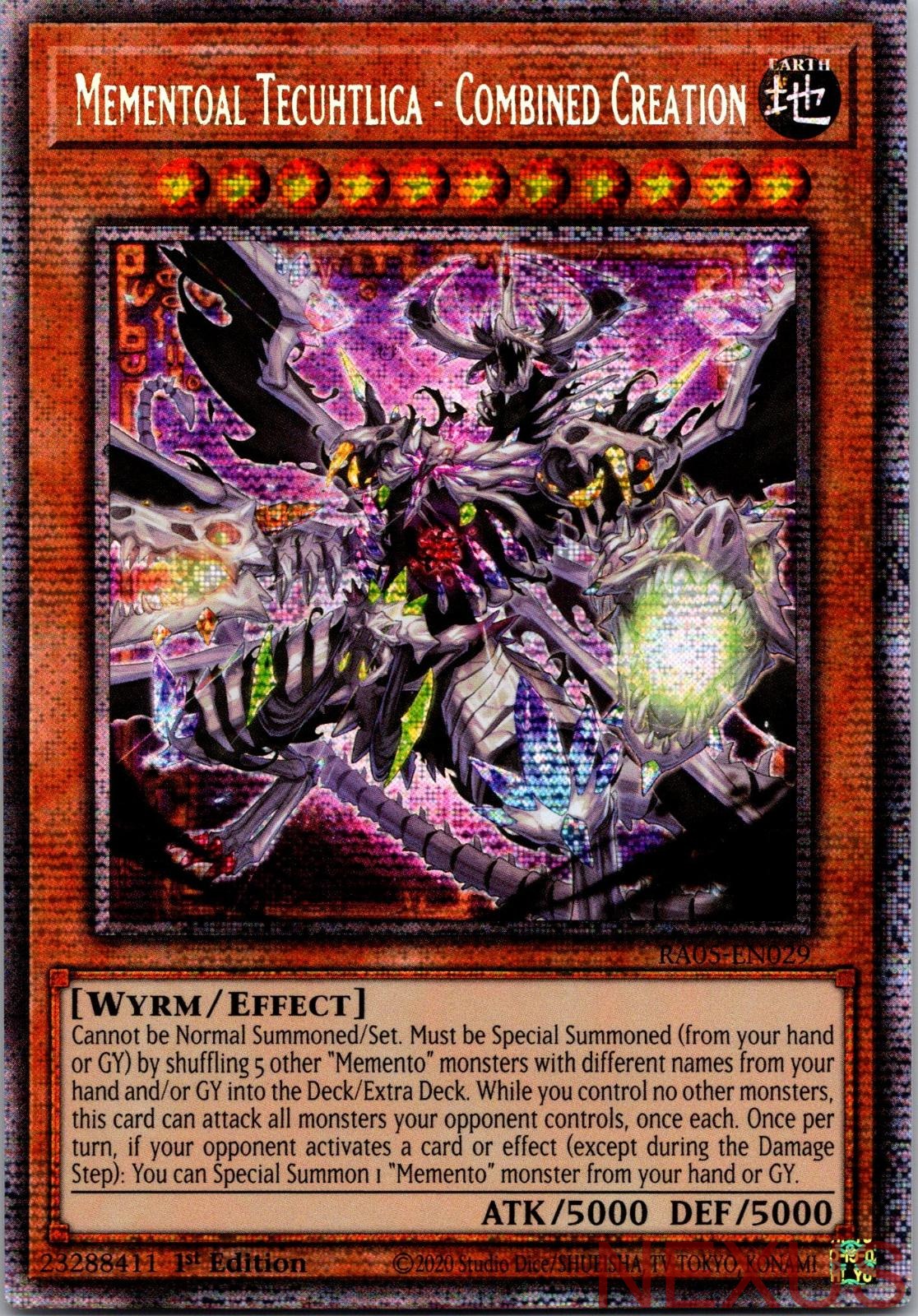 Mementoal Tecuhtlica - Combined Creation (Starlight Rare) RA05-EN029 NM