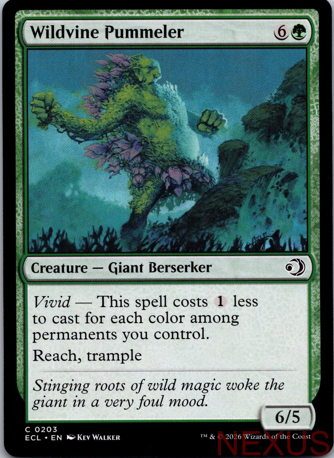 Wildvine Pummeler 203 Common Near Mint