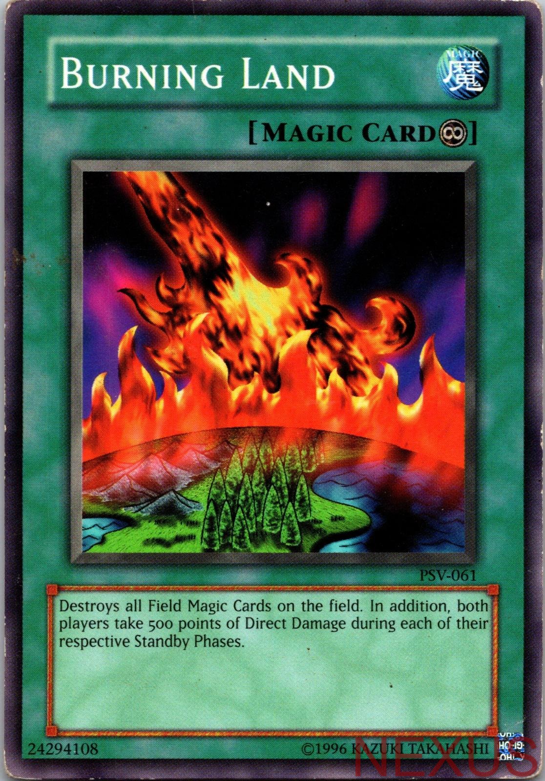 Burning Land PSV-061 Common Unlimited Lightly Played