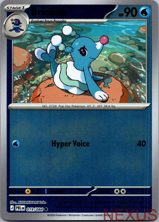 Brionne 019/084 Common Reverse Holo Near Mint