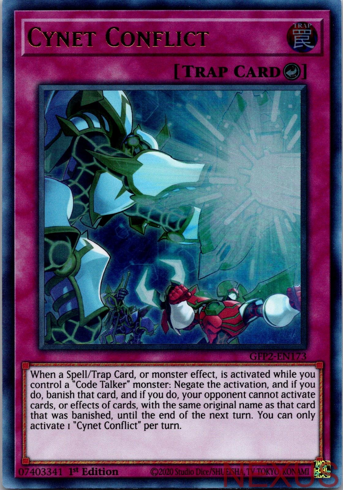 Cynet Conflict GFP2-EN173 Ultra Rare 1st Edition Near Mint
