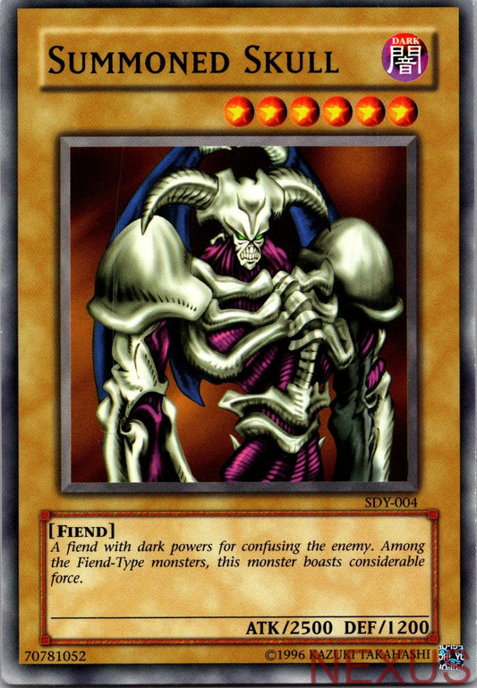 Summoned Skull SDY-004 Common Starter Deck: Yugi Unlimited Near Mint