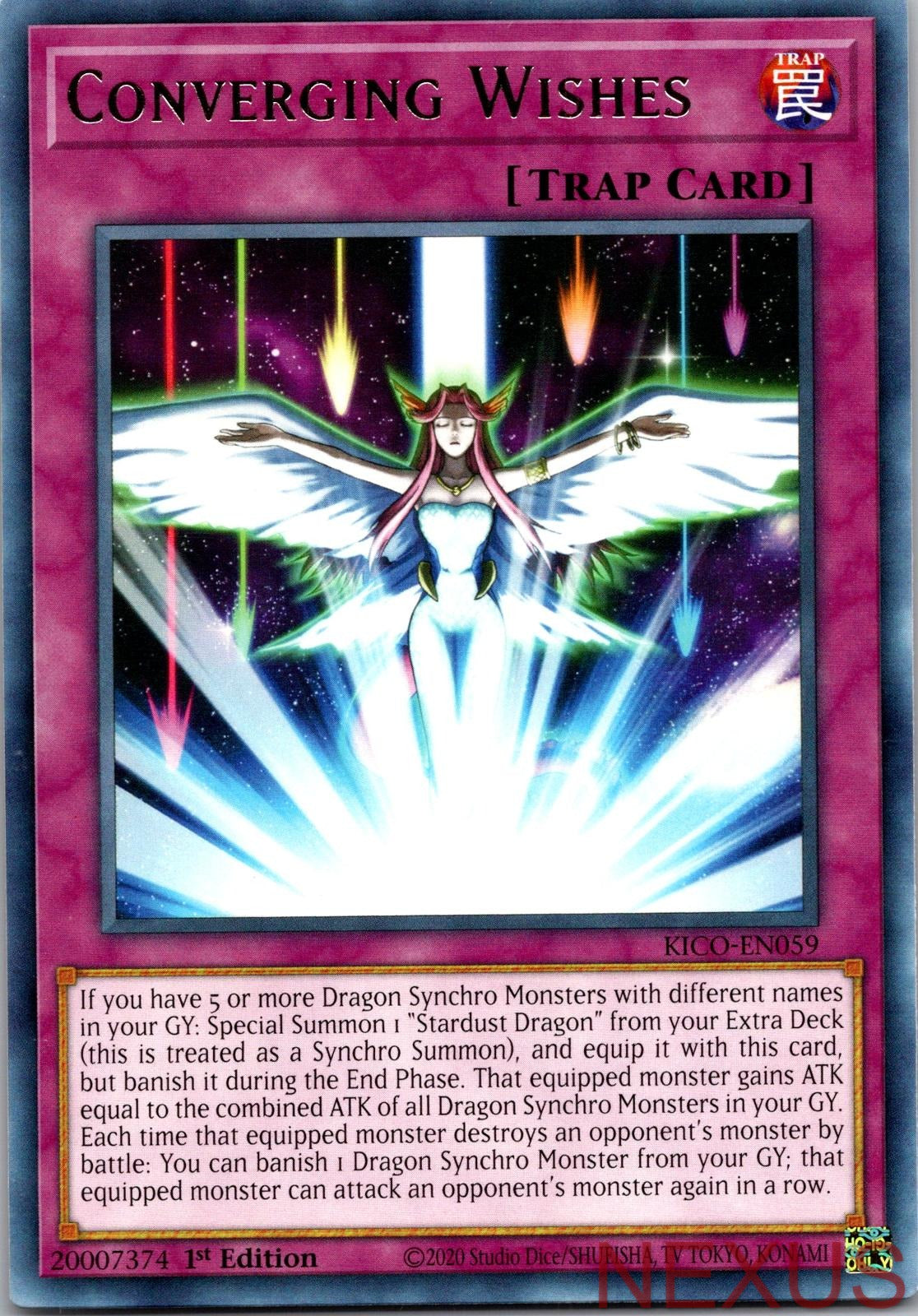 Converging Wishes KICO-EN059 Rare 1st Edition Near Mint