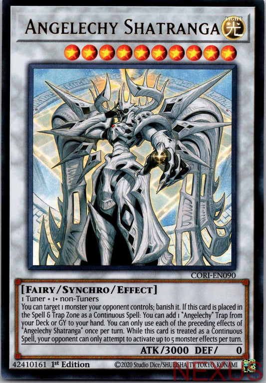 Angelechy Shatranga CORI-EN090 Ultra Rare Chaos Origins 1st Edition Near Mint