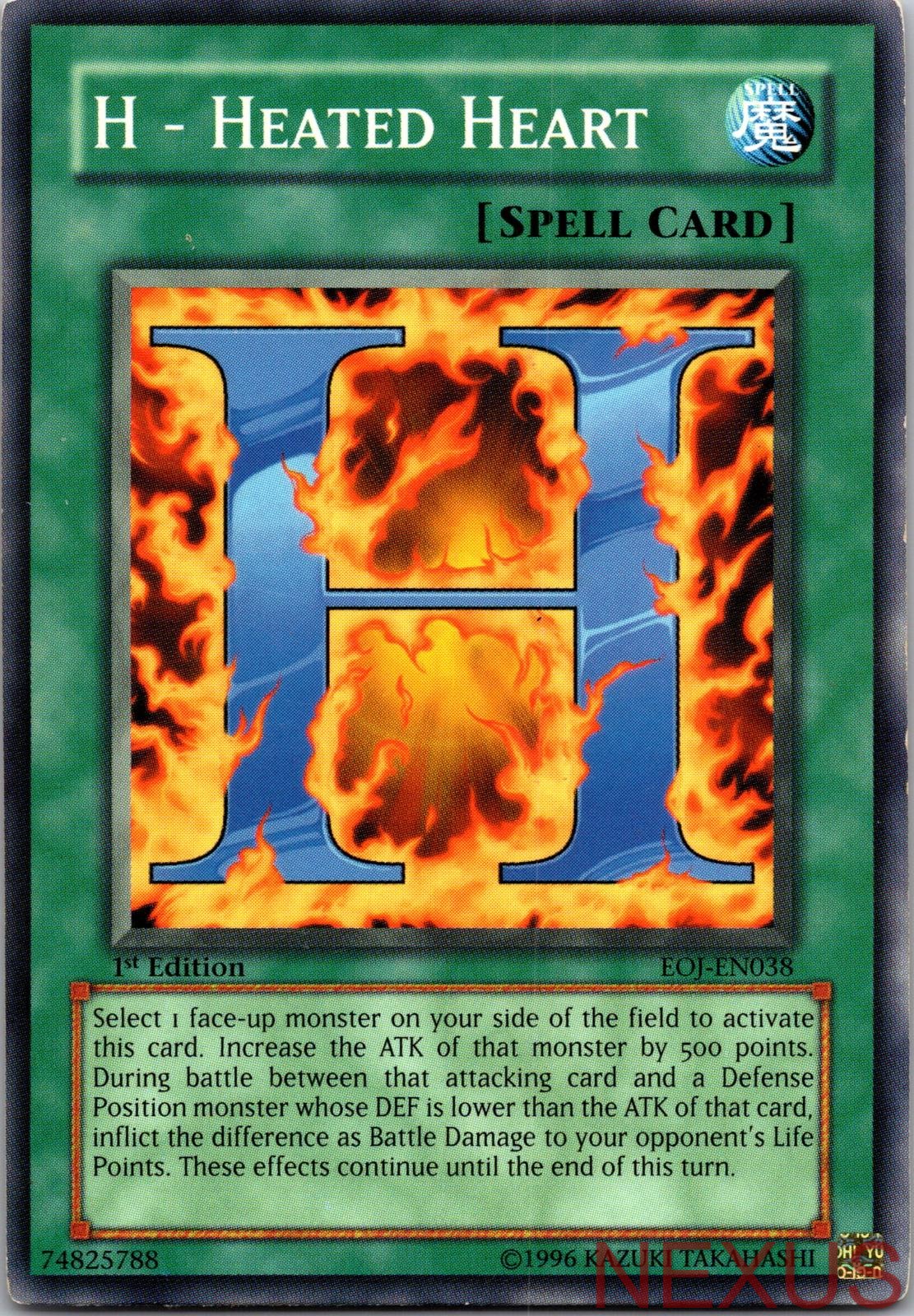 H - Heated Heart EOJ-EN038 Common 1st Edition Lightly Played