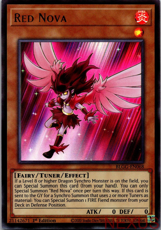 Red Nova BLGG-EN068 Ultra Rare 1st Edition Near Mint
