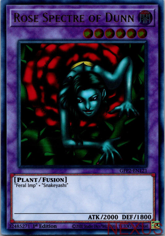 Rose Spectre of Dunn GFP2-EN121 Ultra Rare 1st Edition Near Mint