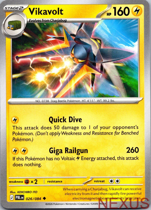 Vikavolt 026/084 Uncommon Near Mint