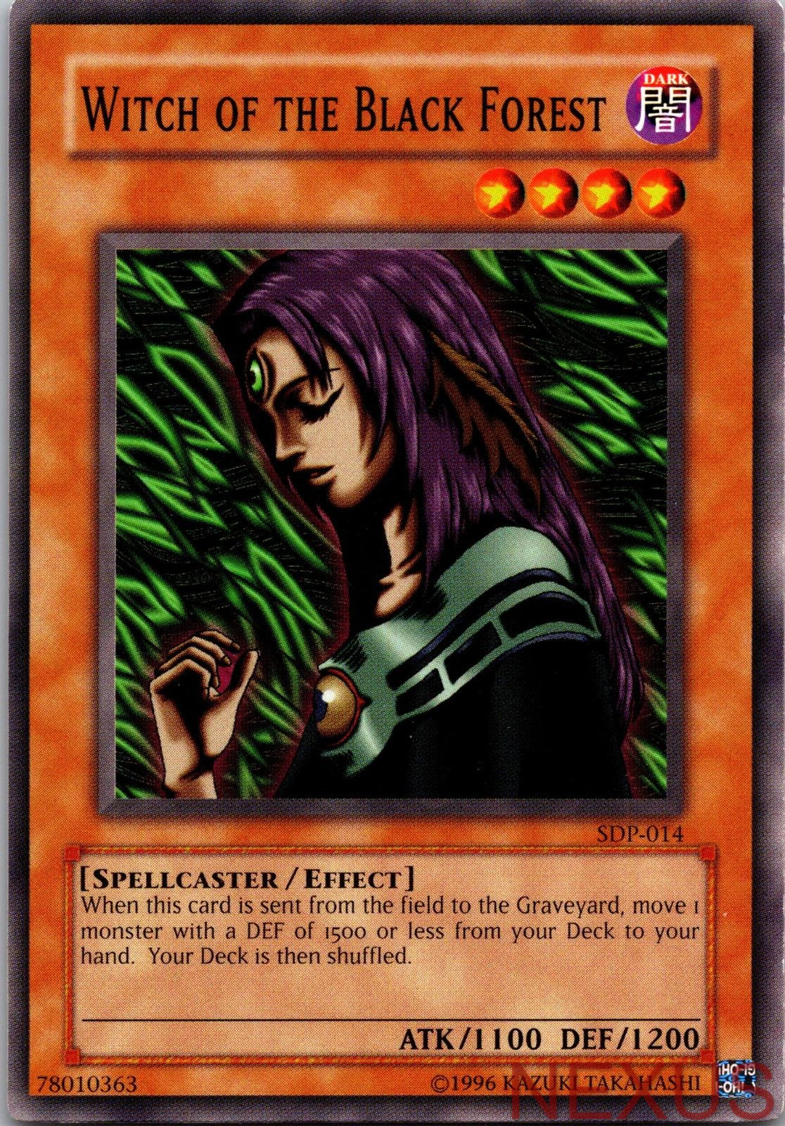 Witch of the Black Forest SDP-014 Common Unlimited Lightly Played