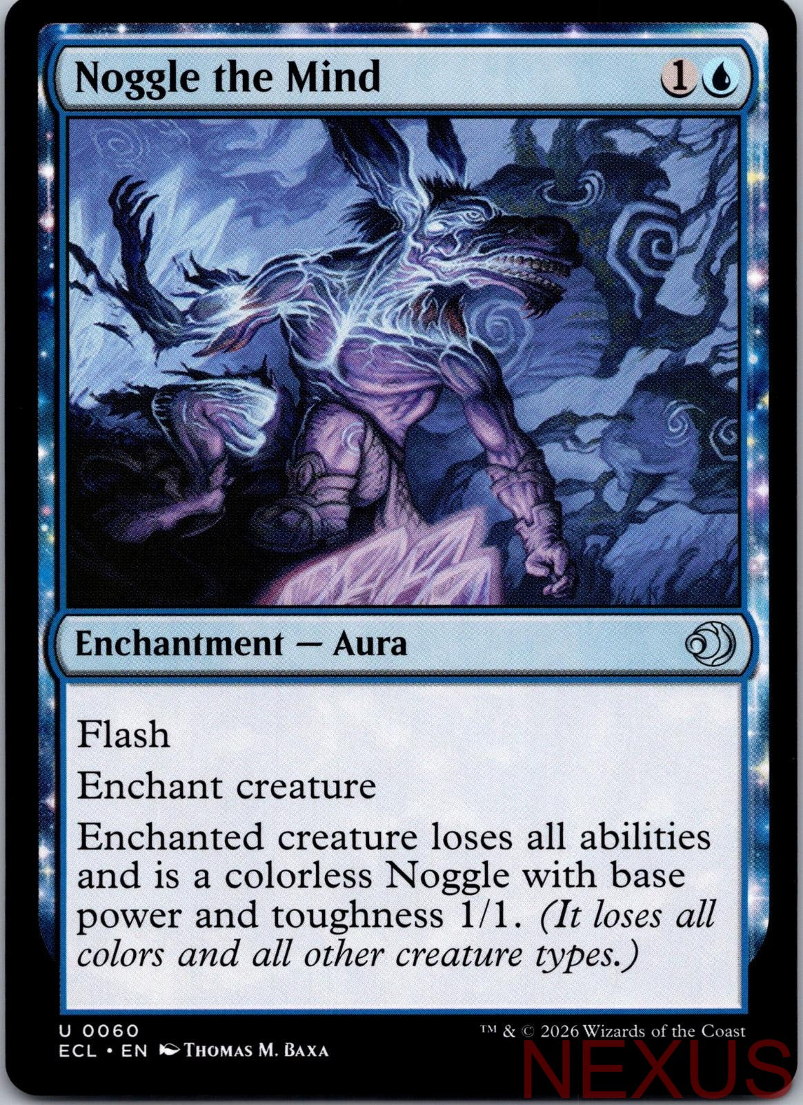 Noggle the Mind 60 Uncommon Near Mint