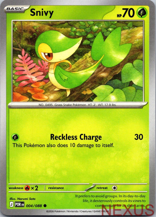 Snivy 004/088 Common Near Mint