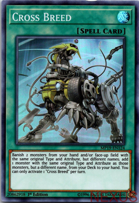 Cross Breed MP19-EN124 Super Rare 1st Edition Near Mint