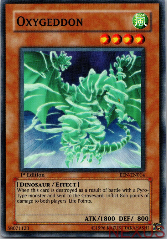 Oxygeddon EEN-EN014 Common Elemental Energy Yu-Gi-Oh 1st Edition Near Mint