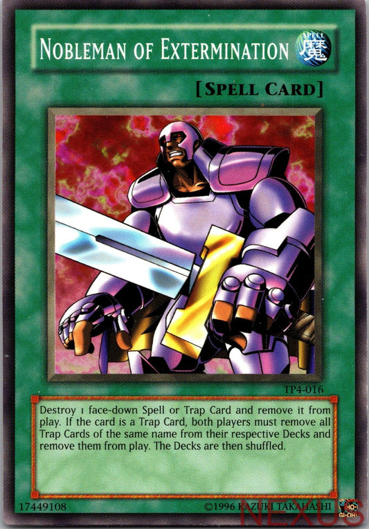 Nobleman of Extermination TP4-016 Common Tournament Pack 4 Unlimited Near Mint