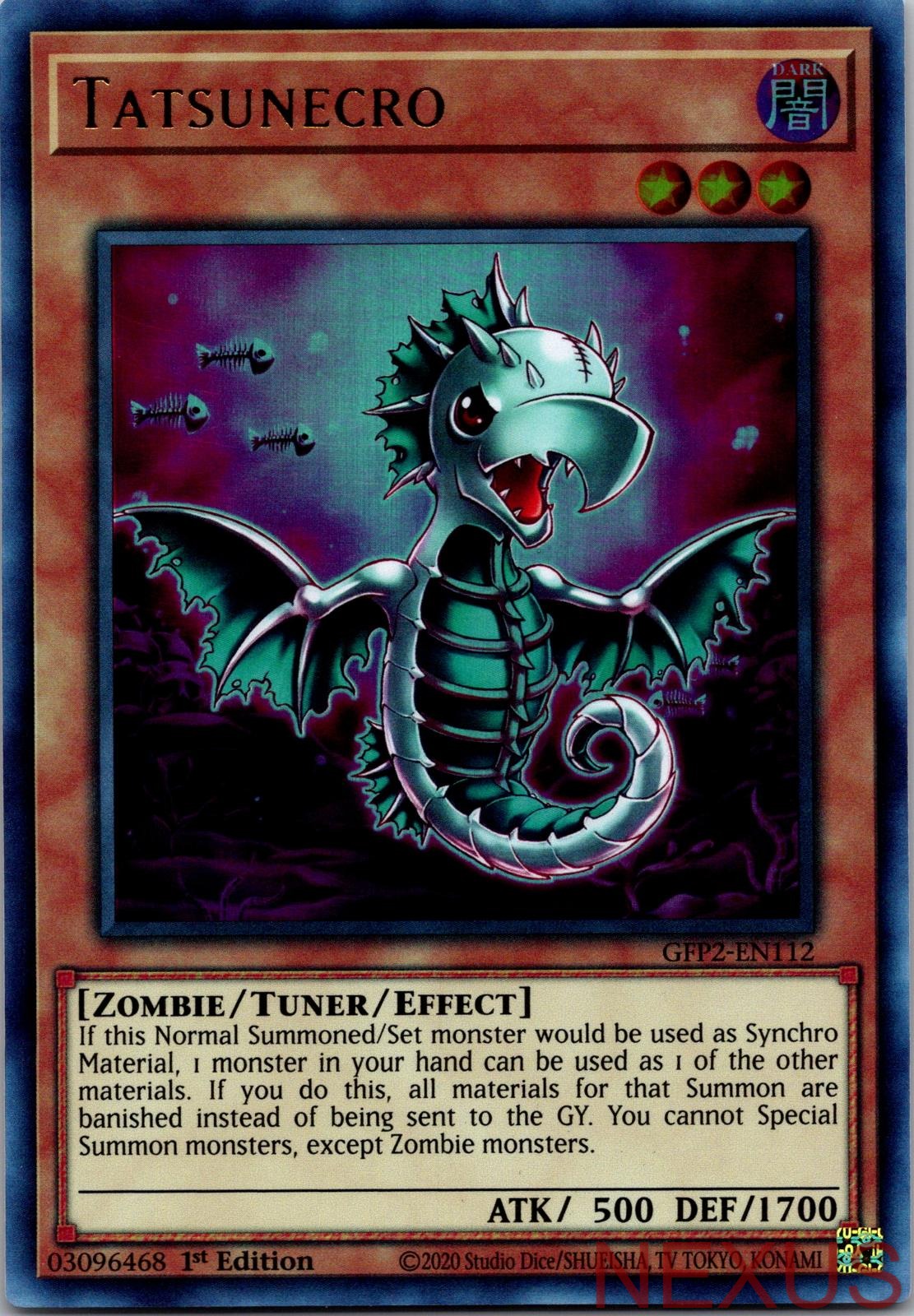Tatsunecro GFP2-EN112 Ultra Rare 1st Edition Near Mint