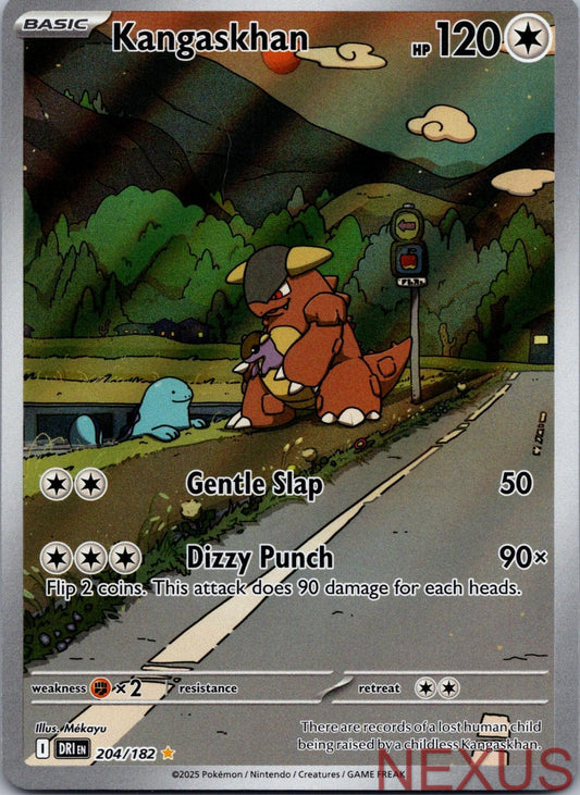 Kangaskhan 204/182 Illustration Rare Holo Near Mint